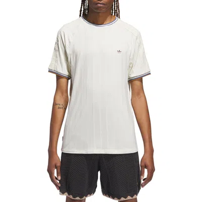Adidas Originals X Clot By Edison Chen Rib T-shirt In White