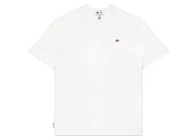 Pre-owned Adidas Originals X Clot Edison Chen Rib T-shirt In White