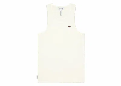 Pre-owned Adidas Originals X Clot Edison Chen Rib Tank Top In White