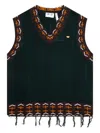 Adidas Originals X Clot Knit Vest By Edison Chen Top In Black