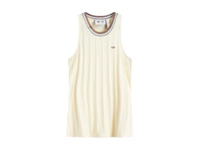Pre-owned Adidas Originals X Clot Rib Tank In Cream White
