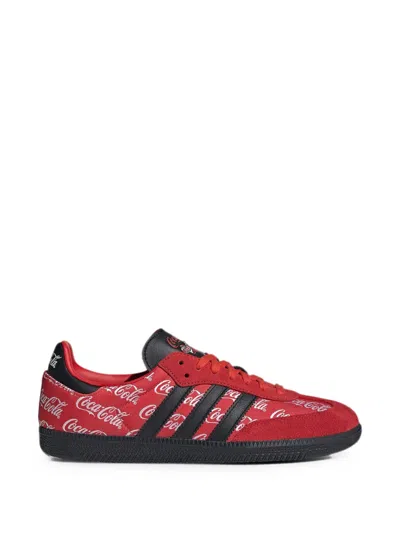 Adidas Originals X Coca-cola Samba Sneakers In Red