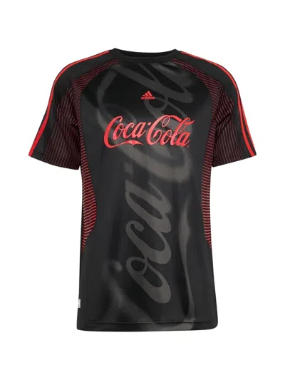 Adidas Originals X Coca-cola Teamgeist 26 Short-sleeve T-shirt In Black