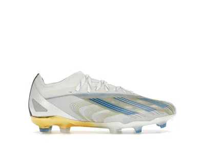 Pre-owned Adidas Originals X Crazyfast Messi Lc.1 Fg Las Estrellas (kids) Sneakers In Cloud White/pulse Blue/gold Metallic