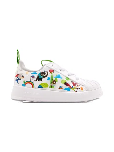 Adidas Originals Babies' X Disney Adifom Superstars 360 Sneakers In White