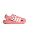 Adidas Originals X Disney Printed "minnie Mouse" Sandals In Pink