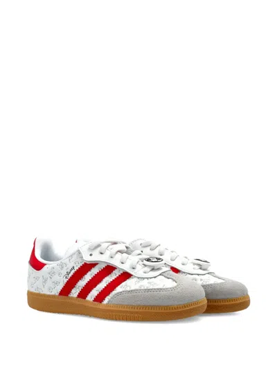 Adidas Originals Kids' X Disney Samba Sneakers In White