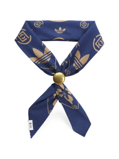 Adidas Originals X Edison Chen Clot Ring Bandana In Blue
