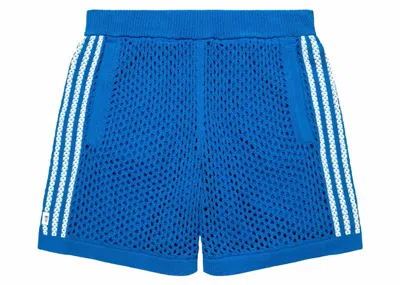 Pre-owned Adidas Originals X Edison Chen Crochet Shorts In Blue