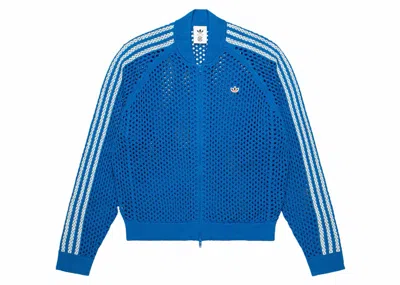 Pre-owned Adidas Originals X Edison Chen Crochet Track Top In Blue