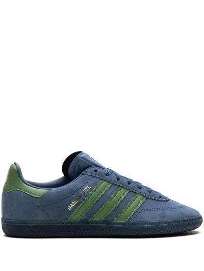 Adidas Originals X End. Samba Deco "by The Sea" Sneakers In Blue