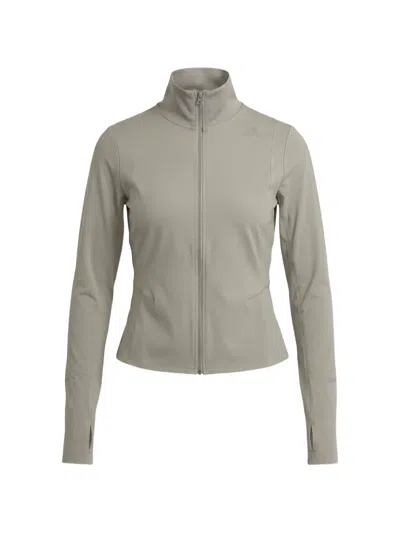 Adidas Originals X Entire Studios Zipped Track Jacket In Gray