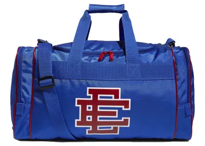 Pre-owned Adidas Originals X Eric Emanuel Kansas Midnight Madness Duffle Bag In Dark Blue