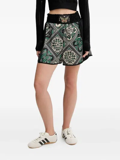 Adidas Originals X Farm Rio Shorts In Green