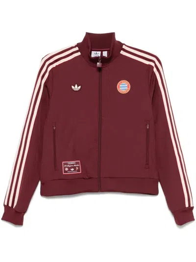 Adidas Originals X Fc Bayern Icons Track Top In Red