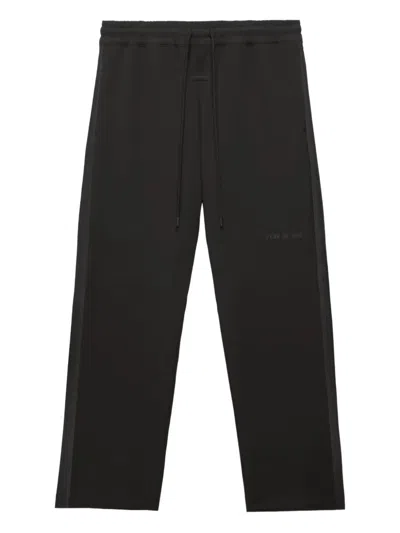 Adidas Originals X Fear Of God Athletics Drawstring-waist Track Pants In Black
