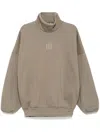 Adidas Originals X Fear Of God Athletics High-neck Sweatshirt In Grey