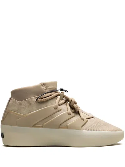 Adidas Originals X Fear Of God Basketball 1 "clay" Sneakers In Neutrals