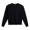 Adidas Originals X Fei Dong Pw Bas Crew Sports Ribbed Round Neck Pullover Unisex Black