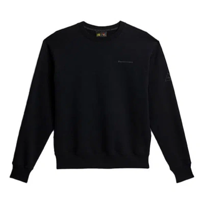 Adidas Originals X Fei Dong Pw Bas Crew Sports Ribbed Round Neck Pullover Unisex Black