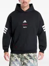 Adidas Originals X Footshop X Sparta Stripes Hoodie In Black