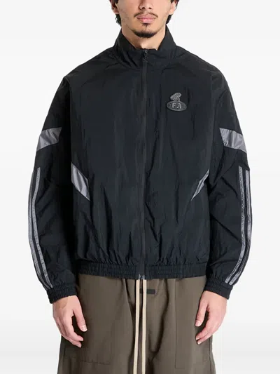Adidas Originals X Fucking Awesome Aloxe Track Jacket In Black