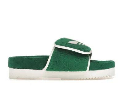 Pre-owned Adidas Originals X Gucci Gg Platform Sandal (women's) Sneakers In Green