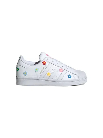 Adidas Originals Kids' X Hello Kitty Superstar J Sneakers In White