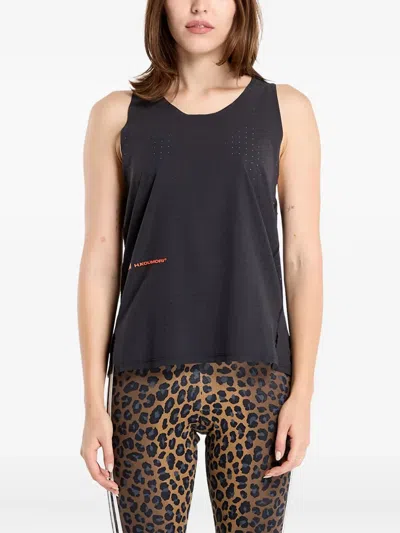 Adidas Originals X H.koumori Perforated Running Top In Black