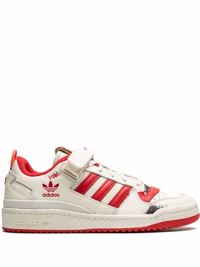 Adidas Originals X Home Alone Forum Low-top Sneakers In White,red