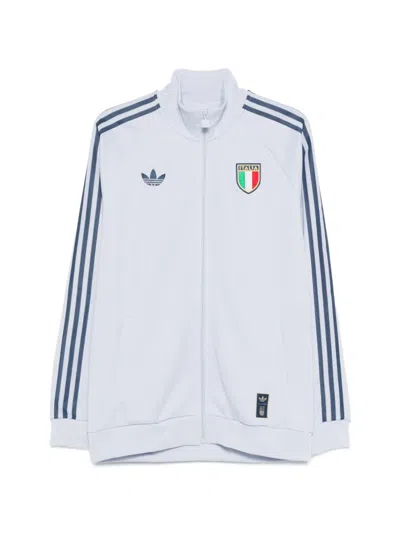 Adidas Originals X Italia Zipped Sweatshirt In Blue