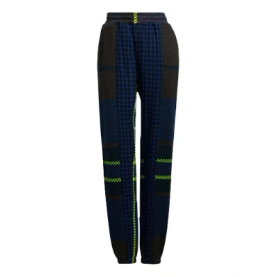 Adidas Originals X Ivy Park Crossover Contrast Color Stitching Bundle Feet Sports Pants/trousers/jog In Blue