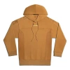 Adidas Originals X Ivy Park Crossover Solid Color Splicing Detail Hooded Sports Couple Style Brown
