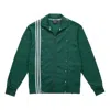 Adidas Originals X Ivy Park Crossover Stripe Sports Jacket Couple Style Grass Green