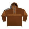 Adidas Originals X Ivy Park Crossover Teddy 4all Half Zipper Hooded Pullover Fleece Sports Jacket Co In Brown