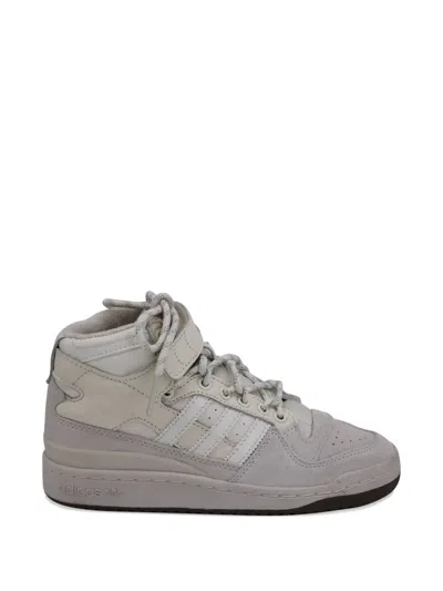 Pre-owned Adidas Originals X Ivy Park Forum Mid Sneakers In Neutral