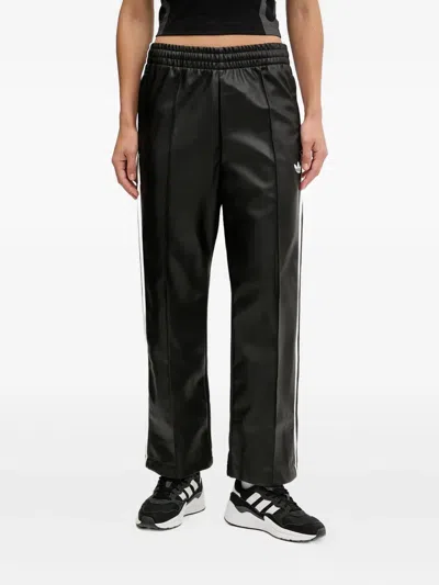 Adidas Originals X Jeremy Scott Stripe-detail Track Pants In Black