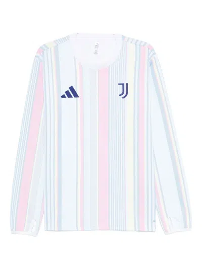 Adidas Originals X Juventus Striped Long-sleeve T-shirt In Multi