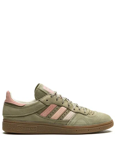 Adidas Originals X Kith Classics Handball Top "gum" Sneakers In Grün