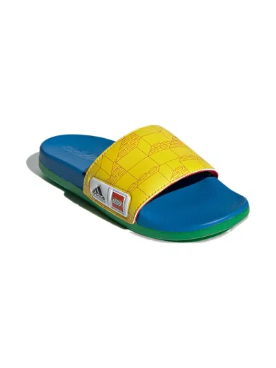 Adidas Originals Kids' X Lego Adilette Slides In Multi