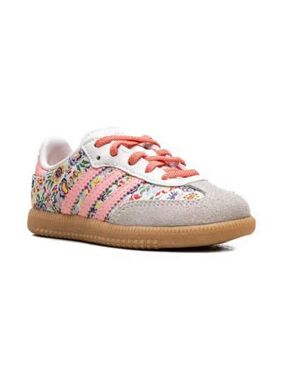 Adidas Originals Babies' X Liberty London Samba Og "floral Embroidery" Sneakers In White