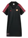 Adidas Originals X Manchester United Herringone Mini Dress In Black