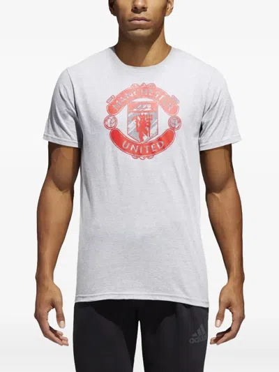 Adidas Originals X Manchester United The Go To T-shirt In Gray