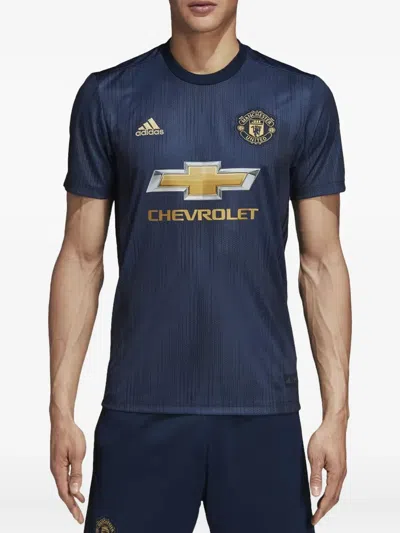 Adidas Originals X Manchester United Third Jersey In Blue
