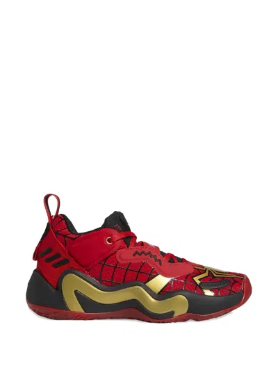 Adidas Originals Kids' X Marvel D.o.n. Issue Sneakers In Red