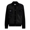 Adidas Originals X Melting Sadness Crossover Series Logo Casual Splicing Sports Jacket Black In Multi