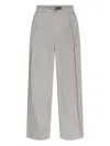 Adidas Originals X Mercedes Frayed Stripe Trousers In Gray
