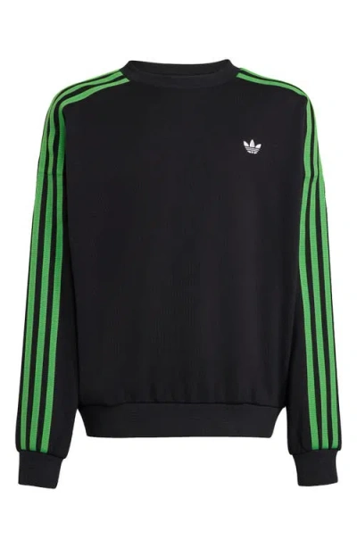 Adidas Originals X Minecraft® Kids' Crewneck Sweatshirt In Black