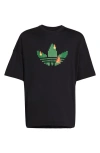 Adidas Originals Big Kids Originals X Minecraft T-shirt In Black