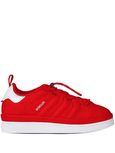 Adidas Originals X Moncler Campus "solar Red" Sneakers In 红色